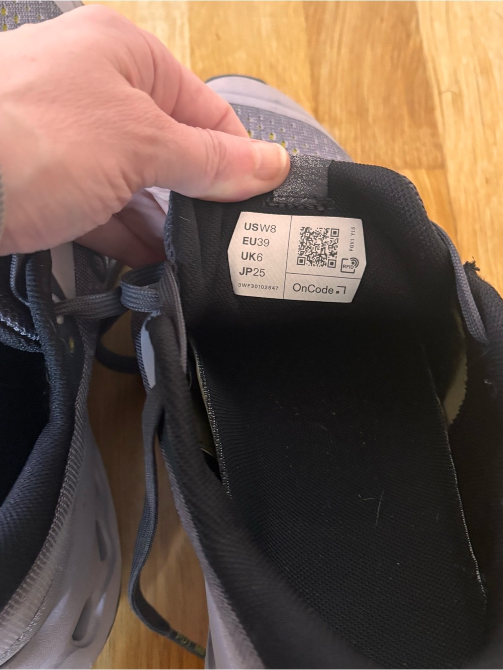 OnCloud Shoes Size 8 | Purple lightweight Athletic Sneakers